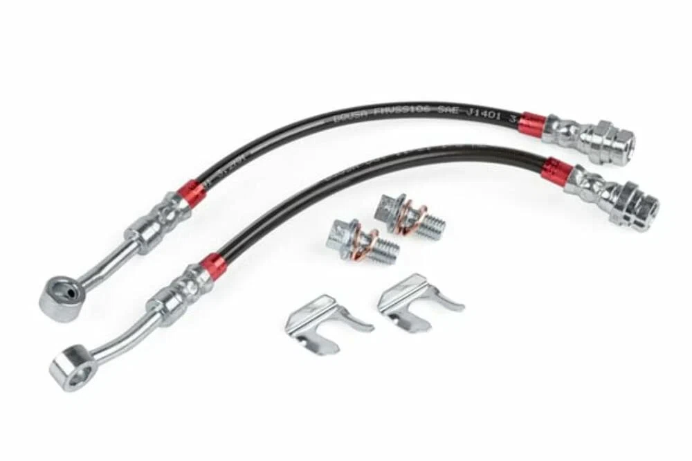 Fits 2015-20 A3 Quattro Audi Braided S_S Brake Lines Rear set BRK00051